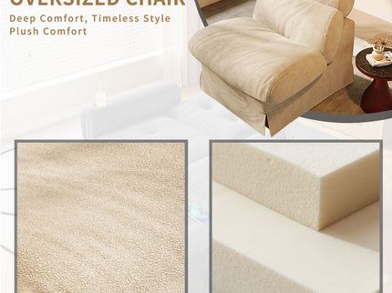 Accent Chair, Soft Medium Firm Upholstery For Living Room