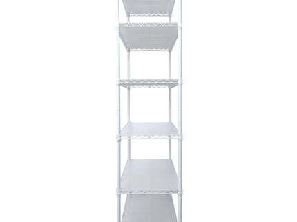 6 Tier 6000Lbs Capacity Nsf Metal Shelf Wire Shelving Unit, Heavy Duty Adjustable Storage Rack With Wheels & Shelf Liners For Commercial Grade Utility Steel Storage Rack