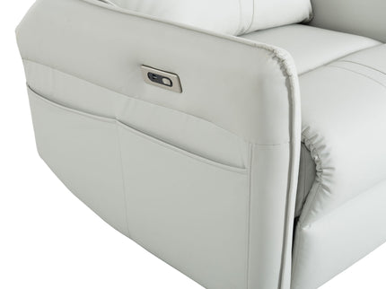 29.92" 270 Power Swivel Rocker Recliner Chair, Electric Glider Reclining Sofa With USB Ports, Power Swivel Glider, Rocking Chair Nursery Recliners For Living Room Bedroom