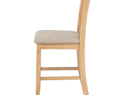 Davis - Counter Height Dining Chair Linen (Set of 2) - Light Oak