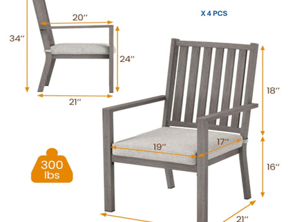 Patio Dining Chairs With Thick Cushions