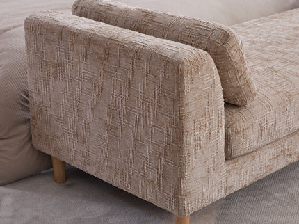 Modern Upholstered End Of Bed Bench With Armrests