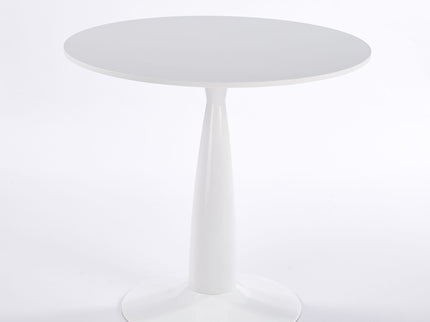 Pedestal Table, Round For Kitchen - White