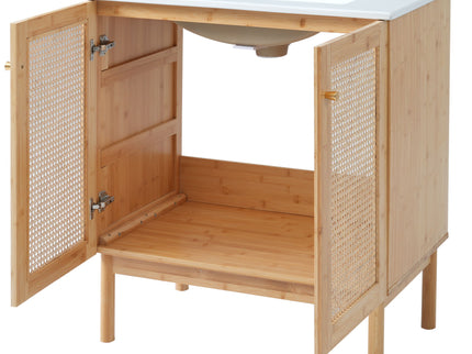 Bathroom Vanity Cabinet With Doors, Soft Close Design