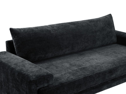 Upholstered 3 Seater Sofa With Wide Armrests