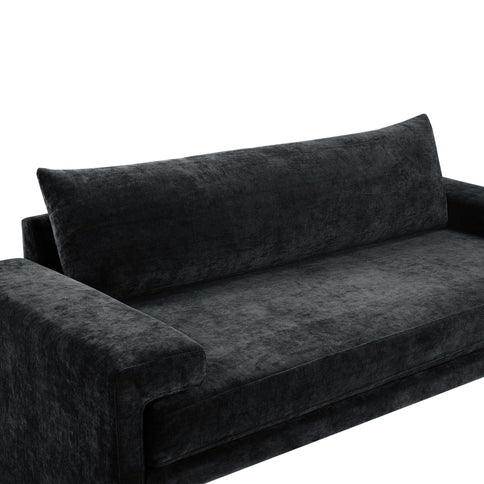 Upholstered 3 Seater Sofa With Wide Armrests