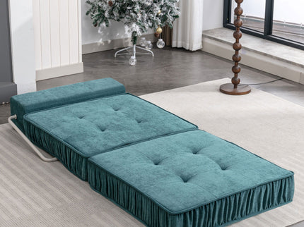 Folding Sofa With Removable Back Cushion, Convertible Futon Sleeper Chair