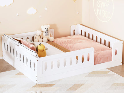 Platform Bed With Guardrail