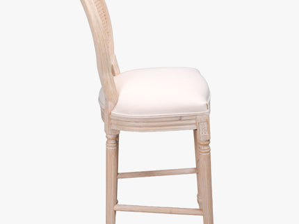 French Country Bar Chairs With Round Back (Set of 2)