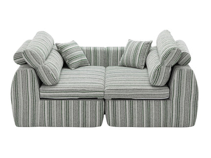 3 Seater, Couch With Throw Pillows For Living Room