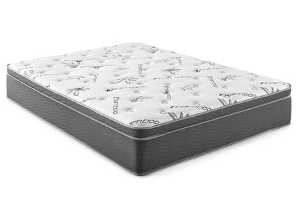 Vancouver - 13" Euro Top Hybrid Mattress With Bamboo Cover And Gel Memory Foam