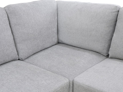 8 Piece Modular U - Shape Sectional Sofa