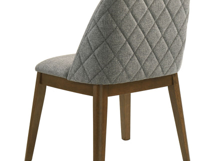 Hutchins - Dining Side Chair (Set of 2) - Gray / Brown