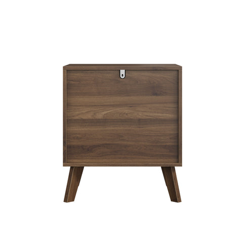 Medieval Double Drawer Bedside Table