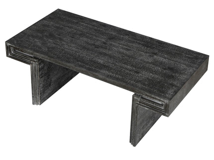 American Vintage Industrial Coffee Table, Double Tier Design