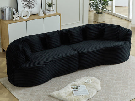Sectional Sofa, Oversized 4 Seater With Deep Seat Design