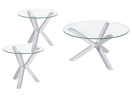 Alexa - Round Coffee And End Table Set