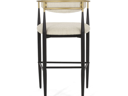 Upholstered Bar Stools With Backs For Kitchen Island (Set of 2)