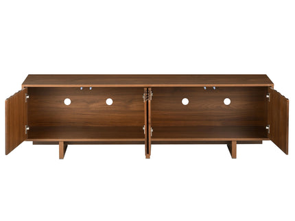 Retro Style TV Stand With Wavy Door