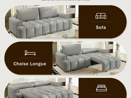 4 Seater Modern Couch With Seats Storage