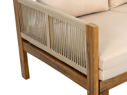 Outdoor 3 Seat Patio Sunbed