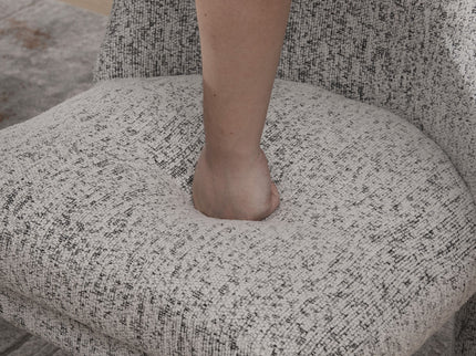 Wide Minimalist Dining Chair