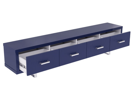 TV Stand With Slatted Drawers