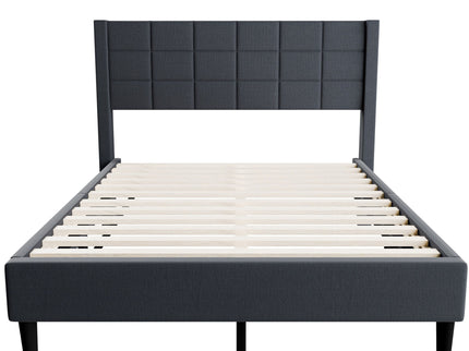 Bed Upholstered Box Design Headboard