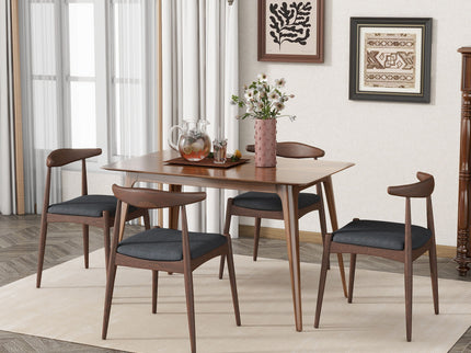 Dining Chairs With Ergonomic Backrest & Comfort Cushions (Set of 2)