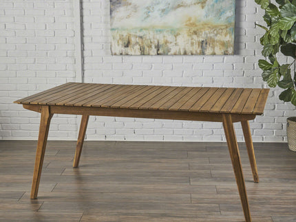 Outdoor Dining Table & Frame - Teak