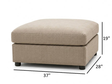 Ottoman With Durable Upholstery For Versatile Use