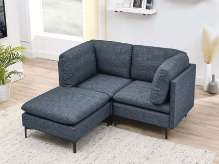 Upholstered Modular Sectional & Tall Legs