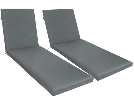 2 Piece Outdoor Chaise Lounge Cushion Set, Replacement Cushions For Patio Furniture