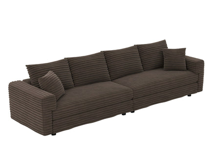 4 Seat Sofa, Deep Seat Couches With Soft Pillows