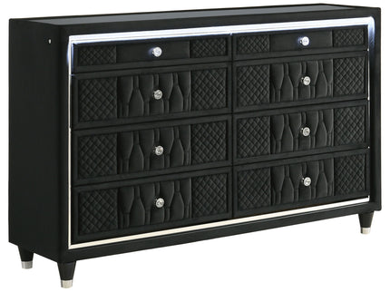 Mika - 8 Drawer LED Dresser