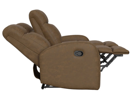 Manual Reclining Sofa With Dual Independent Recliners