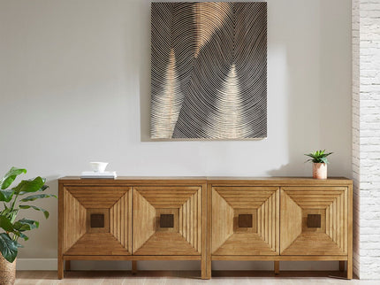 Accent Cabinet With Adjustable Shelves - Natural
