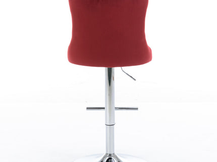 Swivel Barstools Adjusatble Seat Height From 25-33", Modern Upholstered Base Bar Stools With Backs Comfortable Tufted For Home Pub And Kitchen Island (Set of 2)