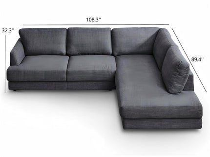 Glander - Comfortable Cozy Sectional Sofa