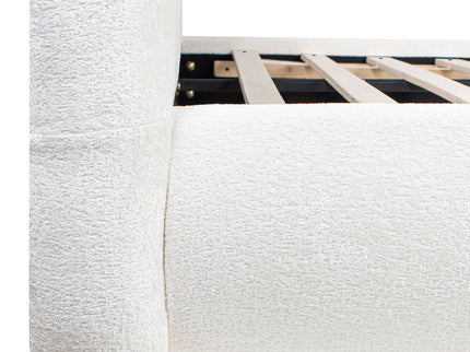Archie Puffy Grounded - Upholstered Platform Bed