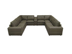 Dark Green / U-Shaped Sectional / 140.5