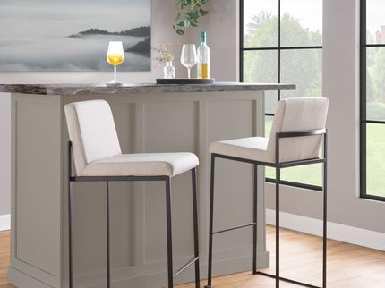 Fuji - Contemporary High Back Barstool Elegant Design