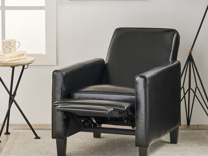 Upholstered Push Back Recliner Chair For Living Room