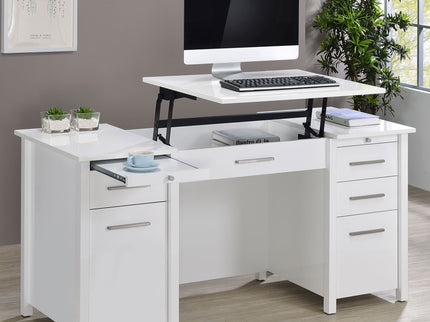 Rayna - 4 Drawer Office Desk With Lift-Top