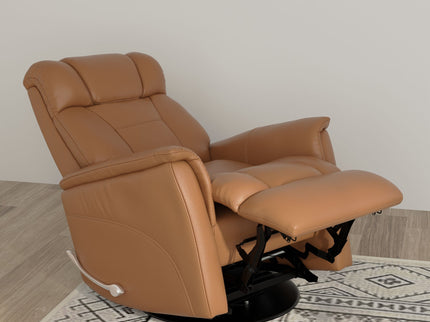 Bentley - Swivel Glider Recliner With Manual Adjustable Headrest & Footrest