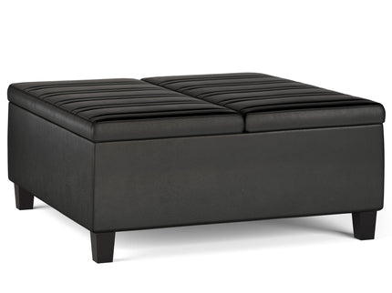 Ellis - Coffee Table Storage Ottoman Contemporary Design