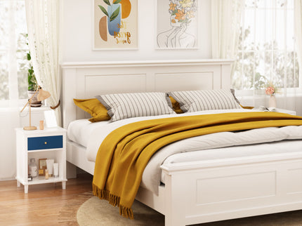 Nightstand With 1 Drawer 1 Shelf