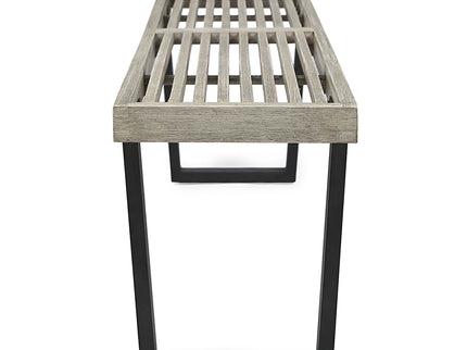 Intrinsic - Outdoor Dining Bench With Slat Top