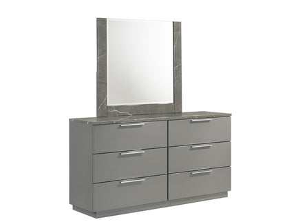 Elara - Dresser With Spacious Drawers - Gray