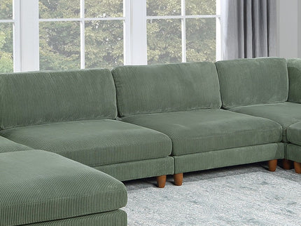 Armless Chair For Living Room - Sage